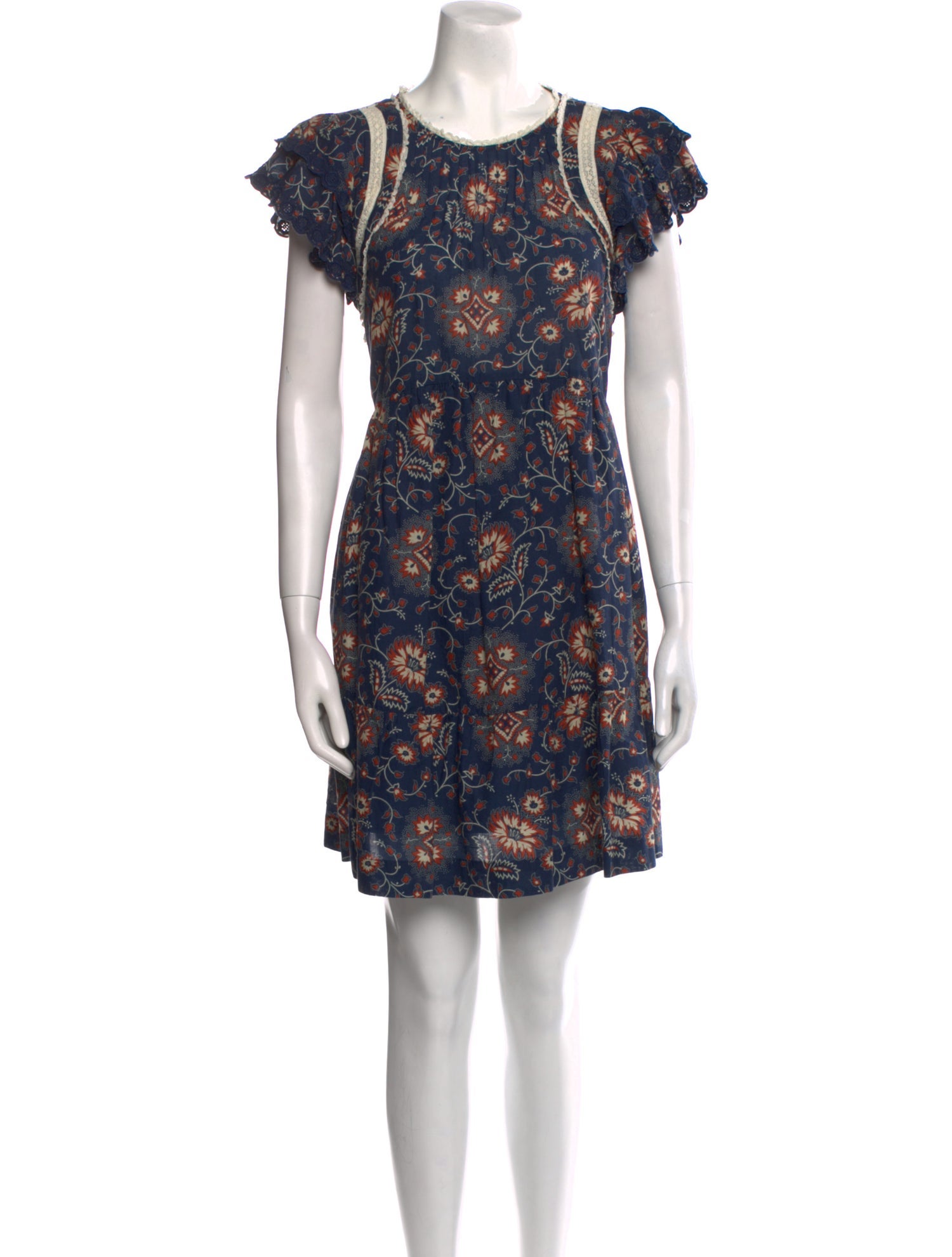 Sea New York Floral Print Mini Dress