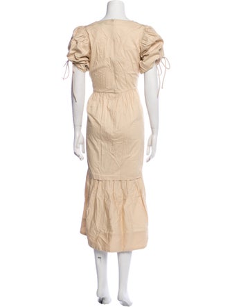 Sea New York Scoop Neck Midi Length Dress