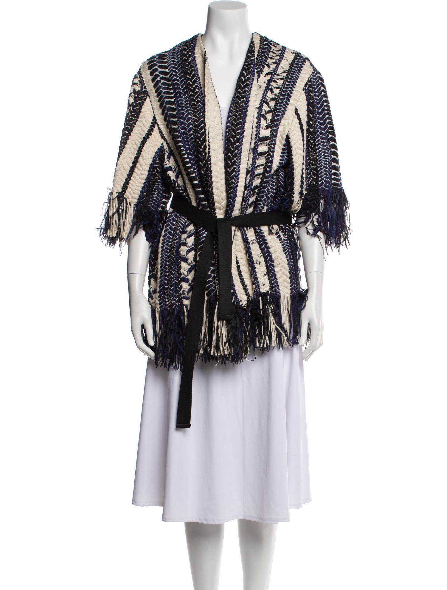 Sea New York Striped V-Neck Sweater