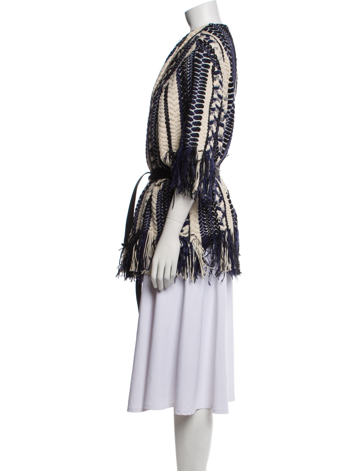 Sea New York Striped V-Neck Sweater