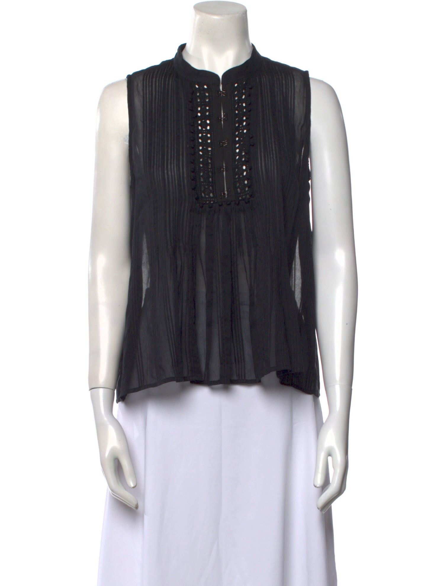 Sea New York Crew Neck Sleeveless Blouse