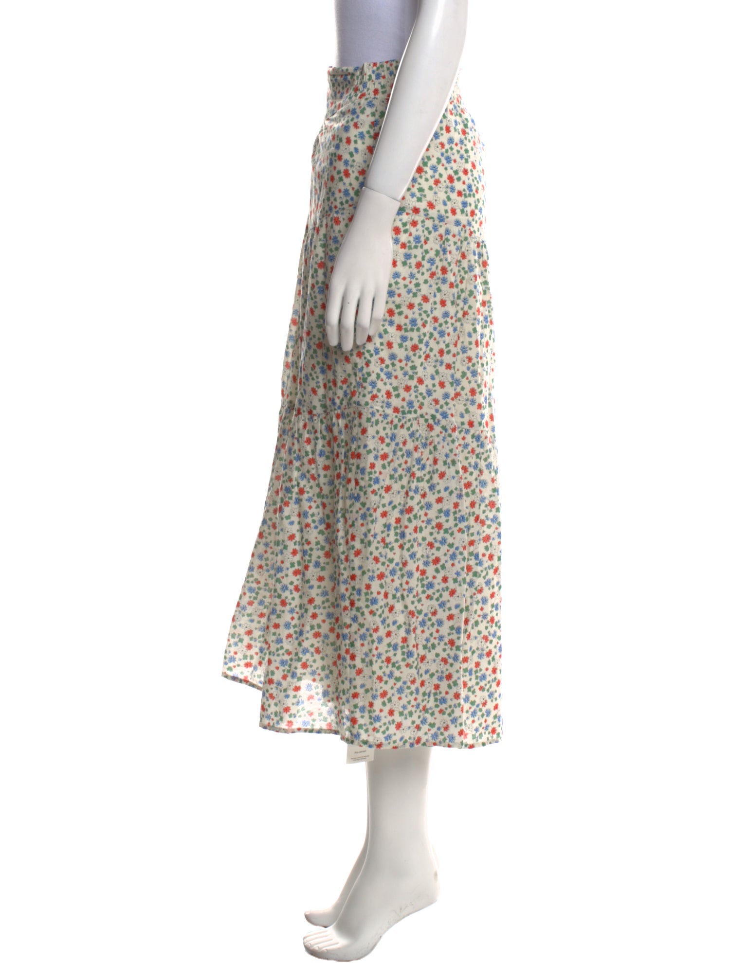 Sea New York Floral Print Midi Length Skirt