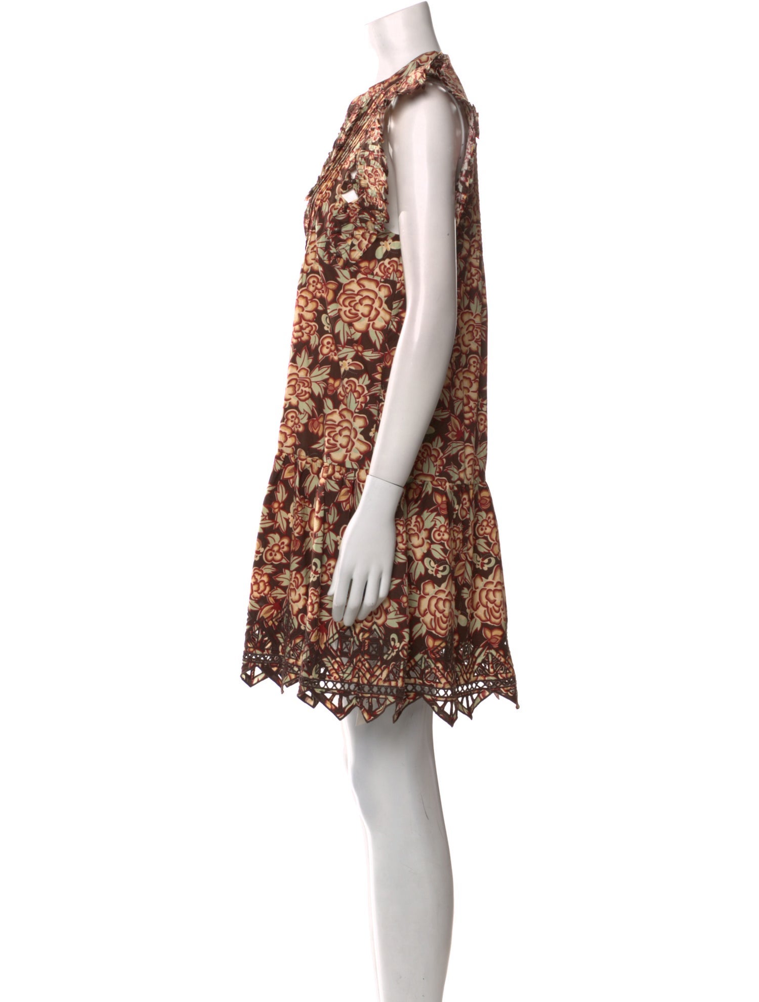 Sea New York Floral Print Mini Dress