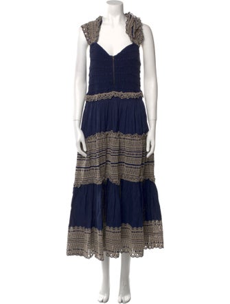 Sea New York Striped Long Dress