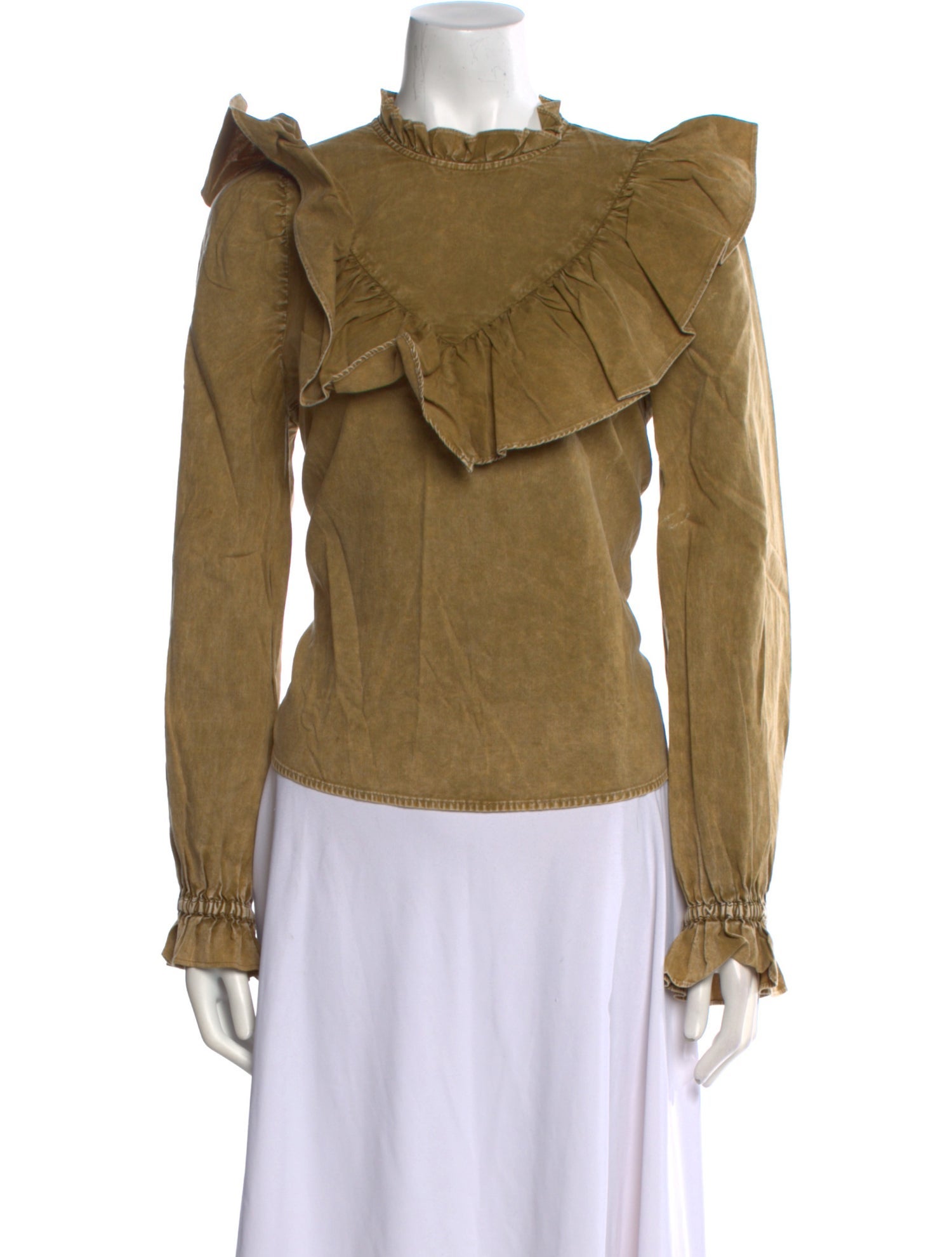 Sea New York Mock Neck Long Sleeve Blouse