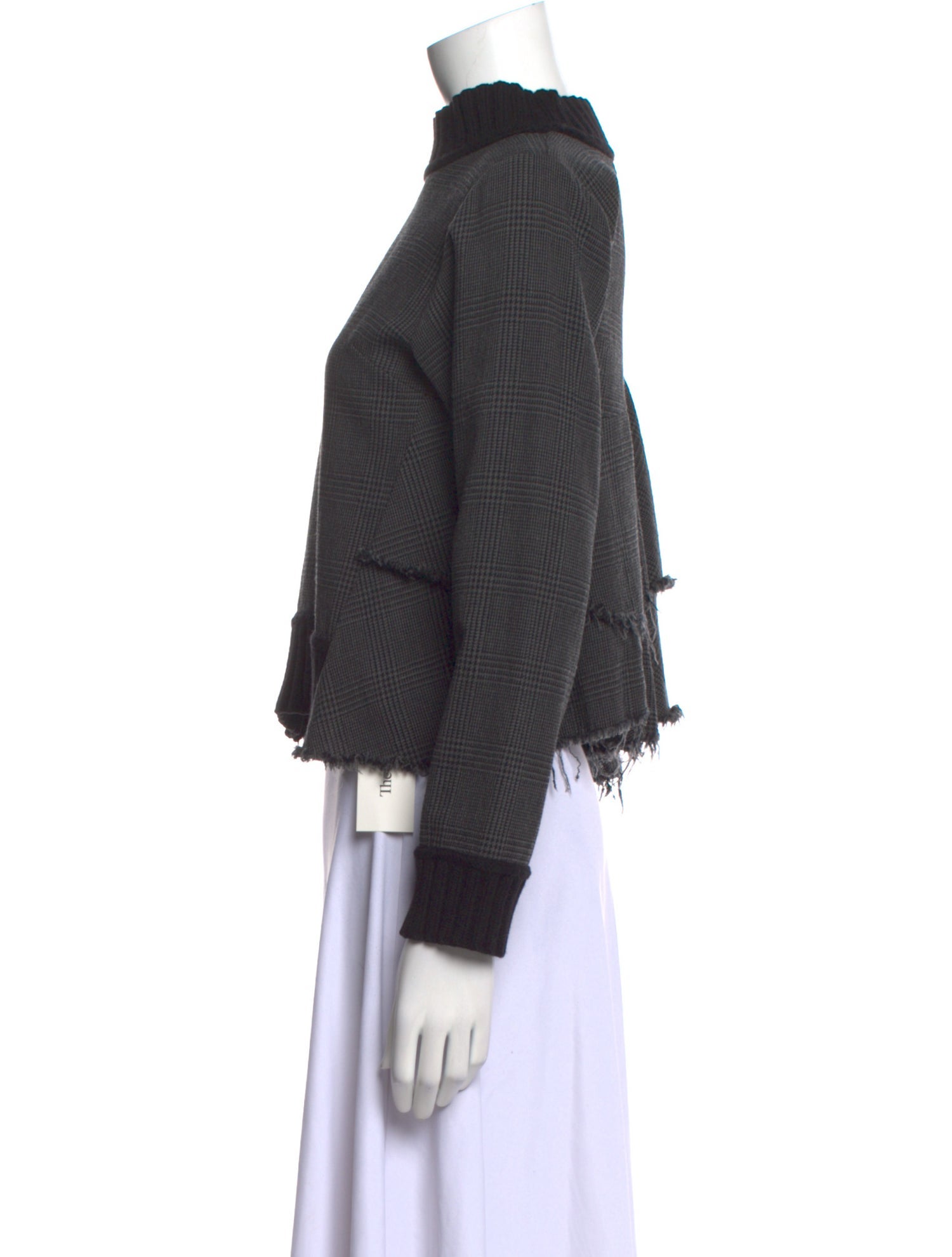 Sea New York Virgin Wool Mock Neck Sweatshirt