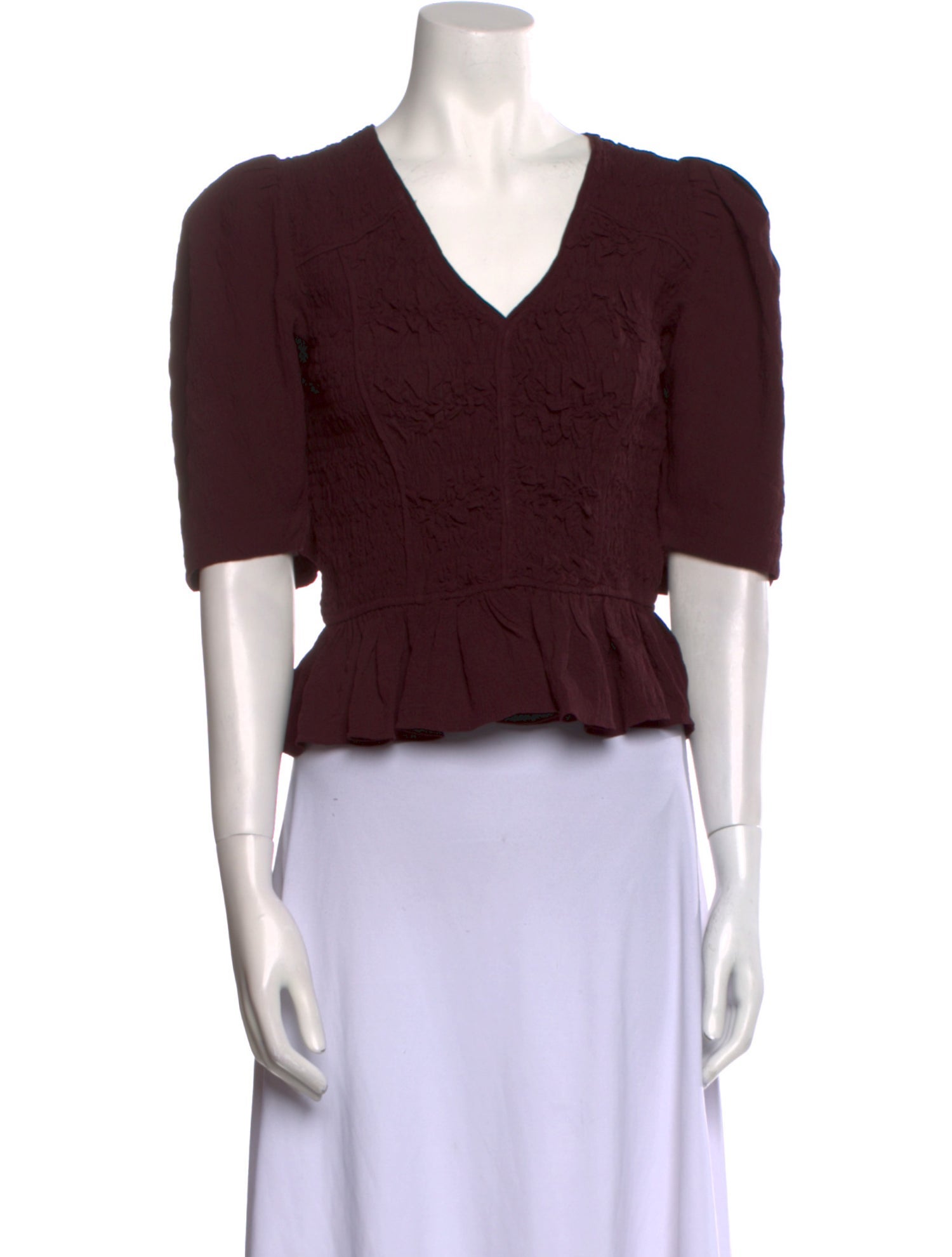 Sea New York V-Neck Short Sleeve Crop Top