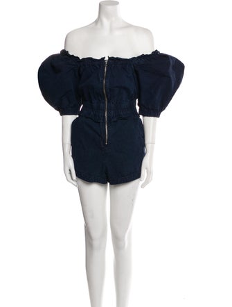 Sea New York Off-The-Shoulder Romper