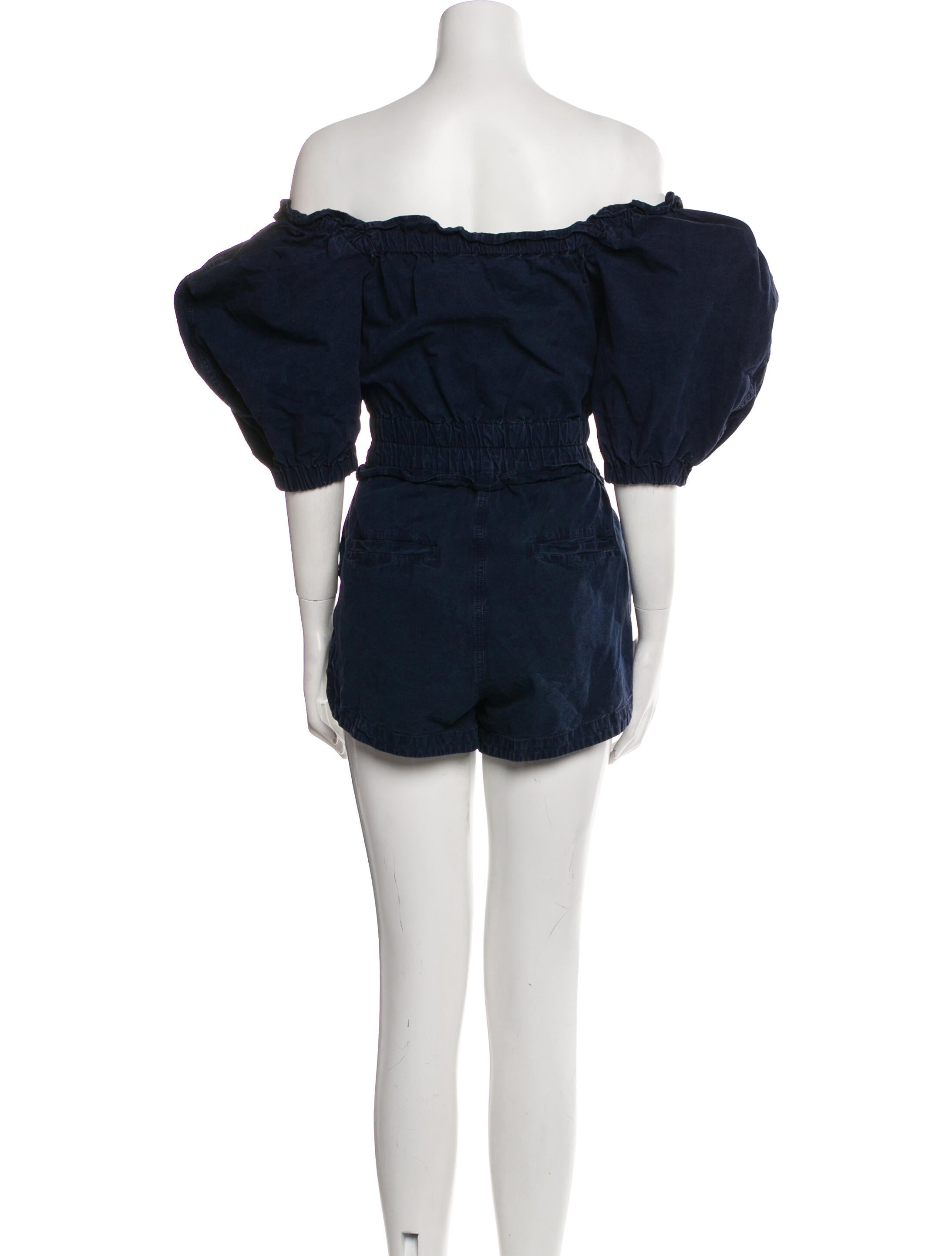 Sea New York Off-The-Shoulder Romper