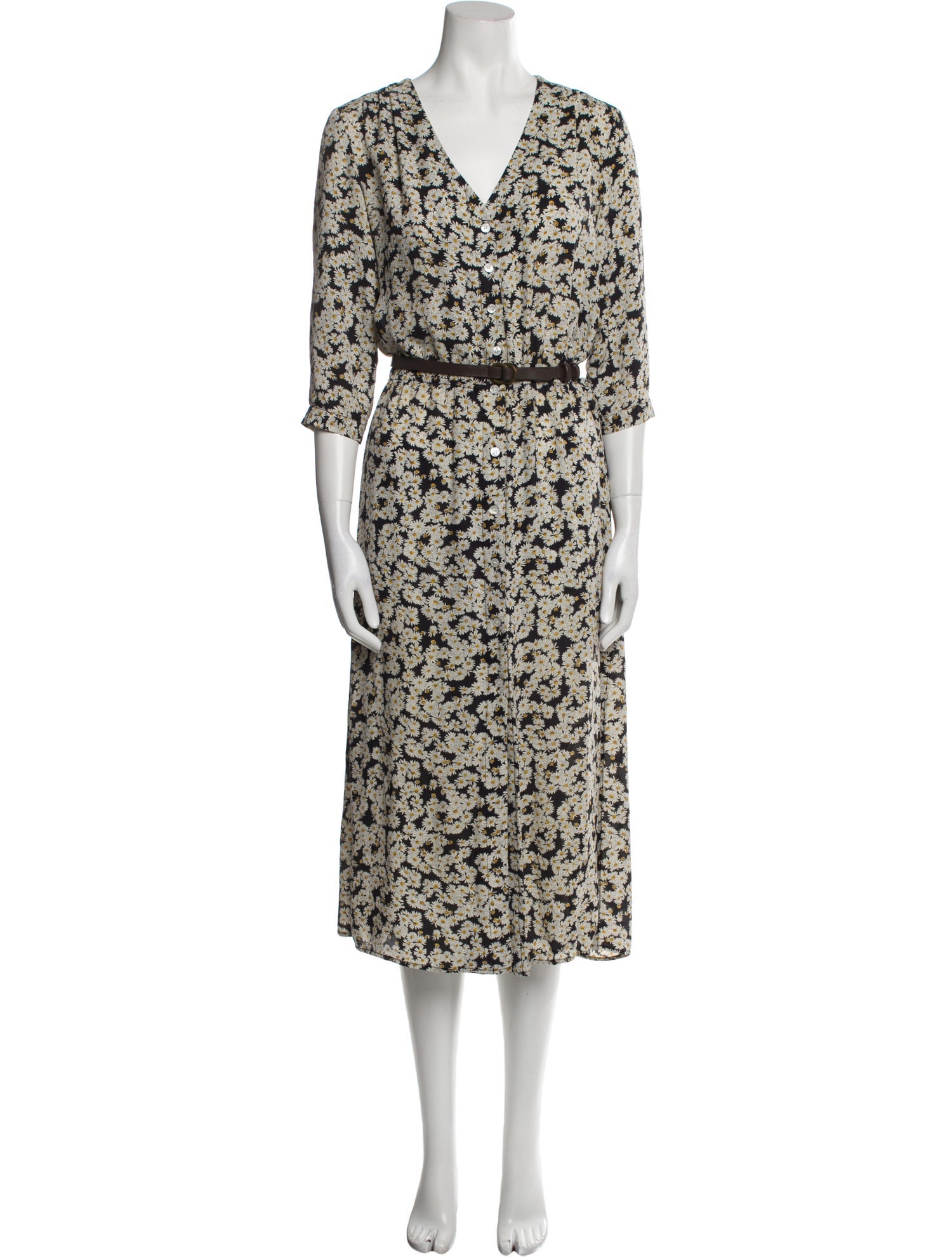 Sea New York Floral Print Midi Length Dress