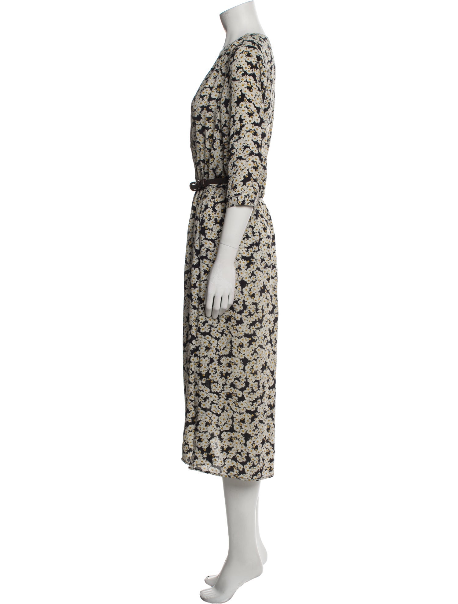 Sea New York Floral Print Midi Length Dress