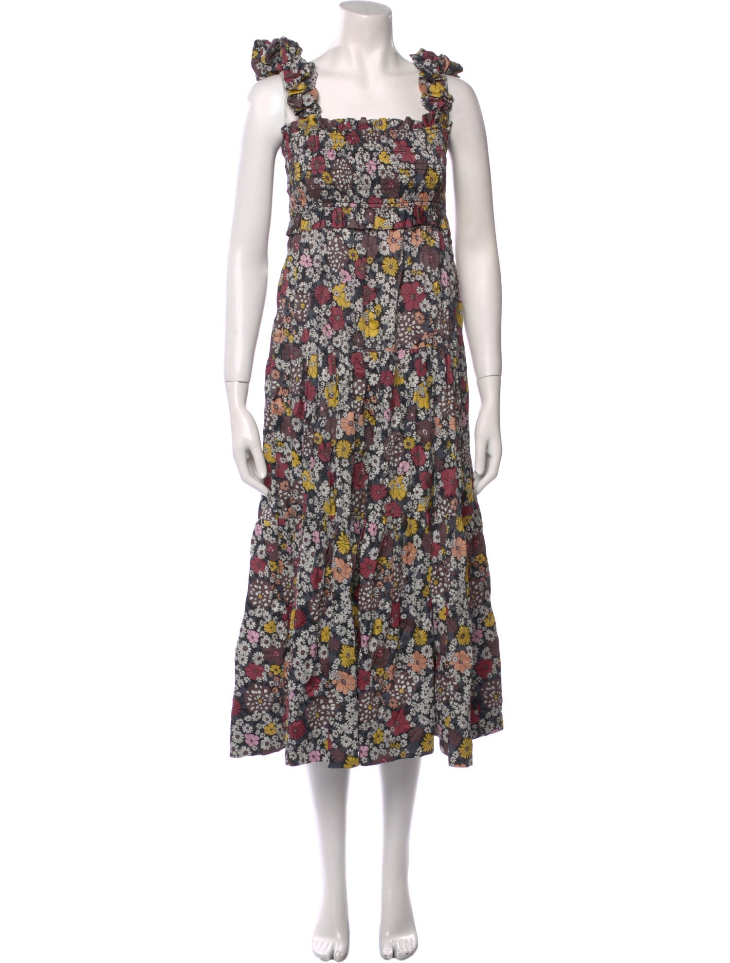 Sea New York Floral Print Long Dress