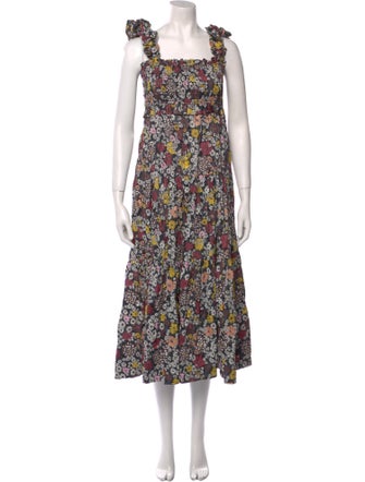 Sea New York Floral Print Long Dress
