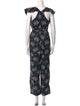 Sea New York Floral Print Square Neckline Jumpsuit