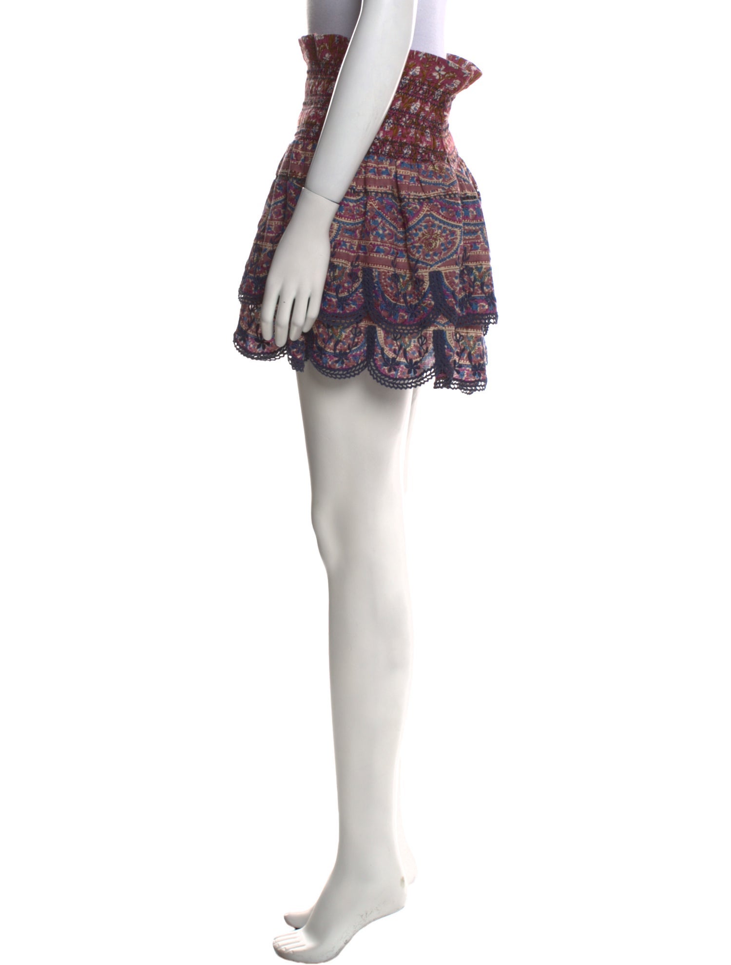 Sea New York Lace Pattern Mini Skirt