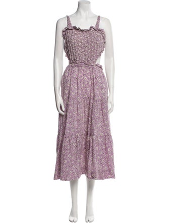 Sea New York Floral Print Long Dress