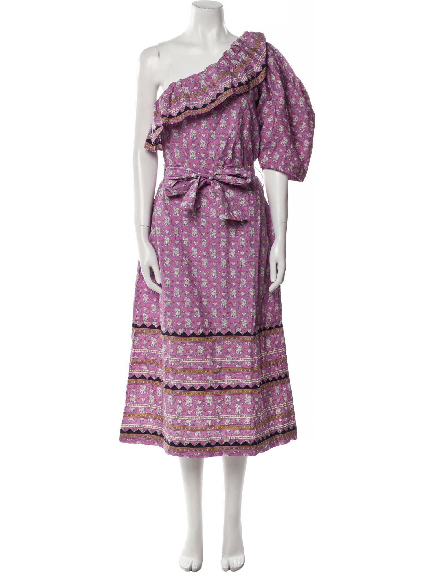 Sea New York Floral Print Midi Length Dress