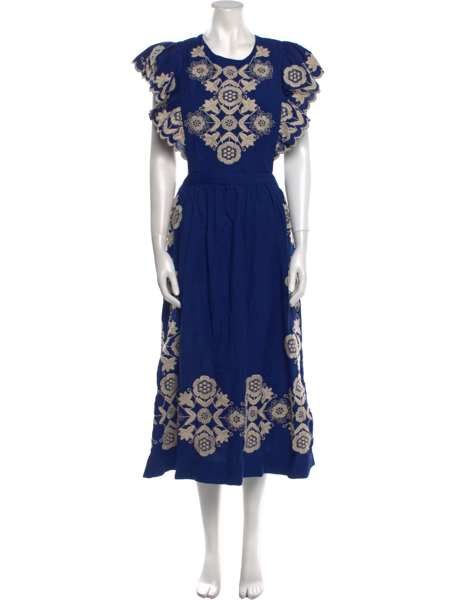 Sea New York Crew Neck Long Dress