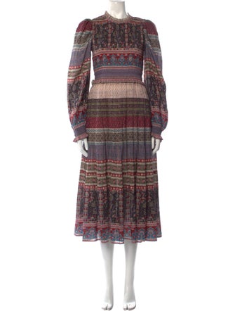 Sea New York Printed Long Dress