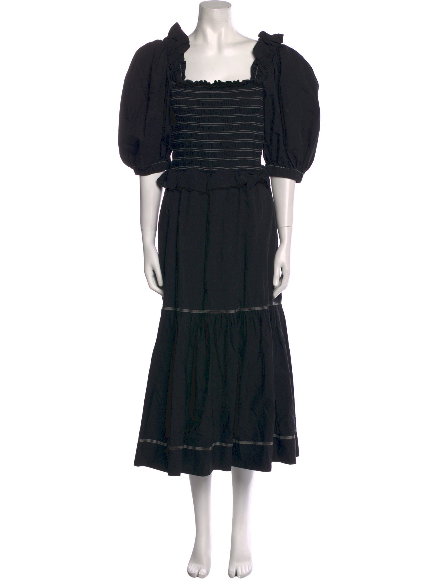 Sea New York Square Neckline Long Dress