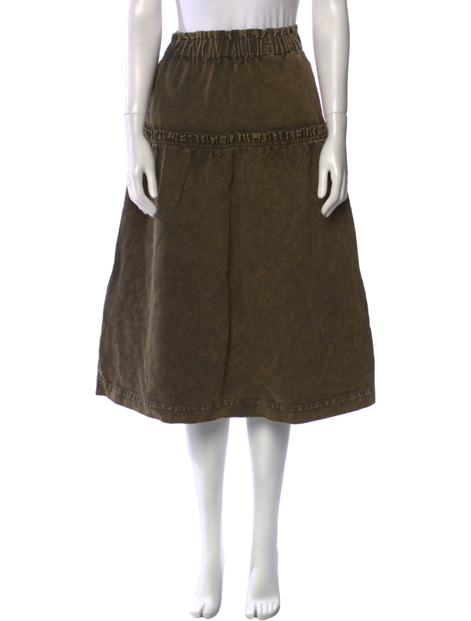 Sea New York Ruffle Embellishment Knee-Length Skirt