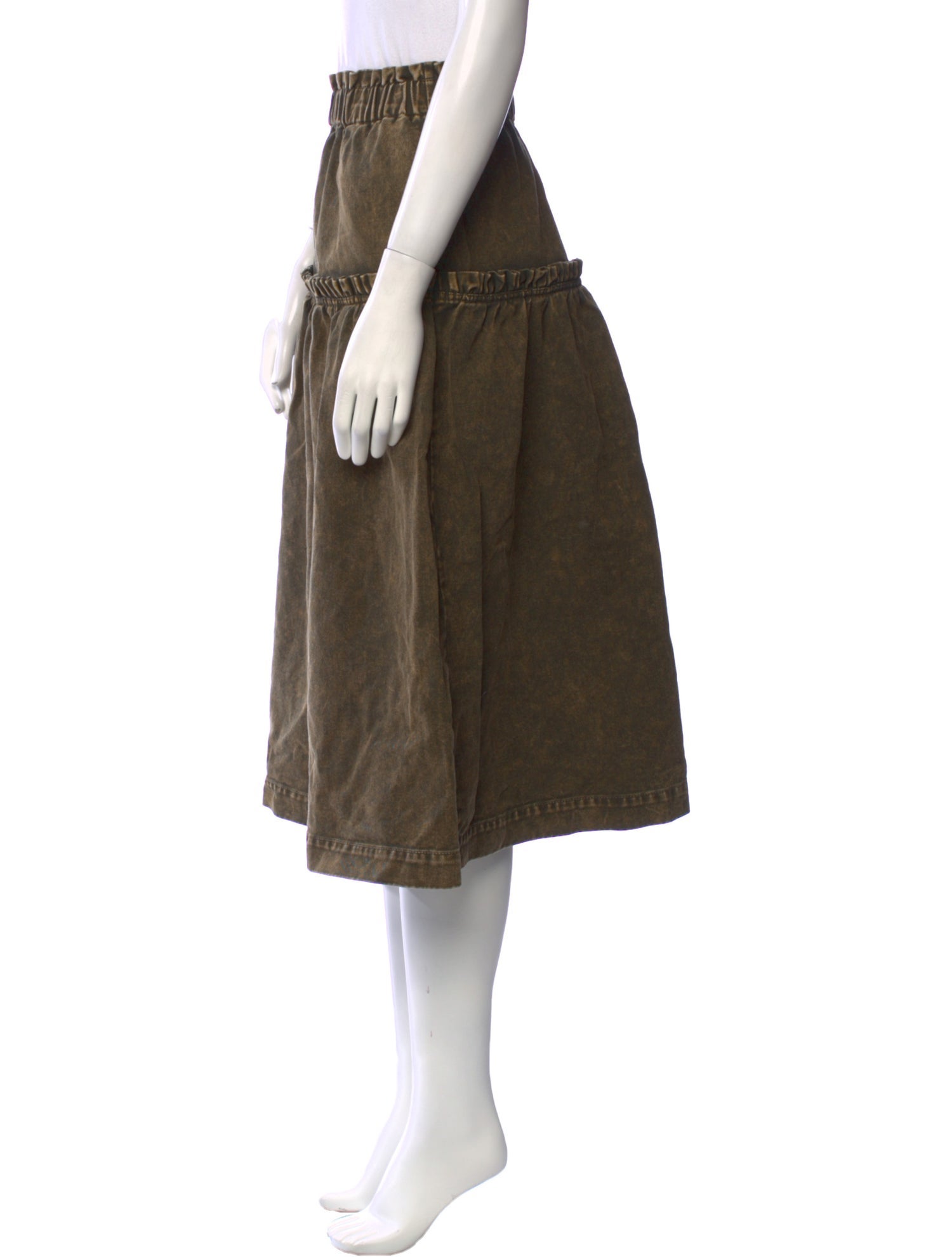 Sea New York Ruffle Embellishment Knee-Length Skirt