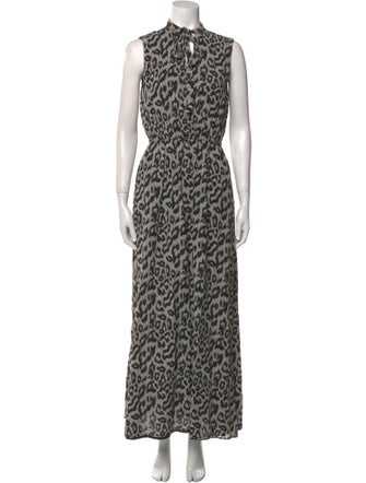 Sea New York Animal Print Long Dress