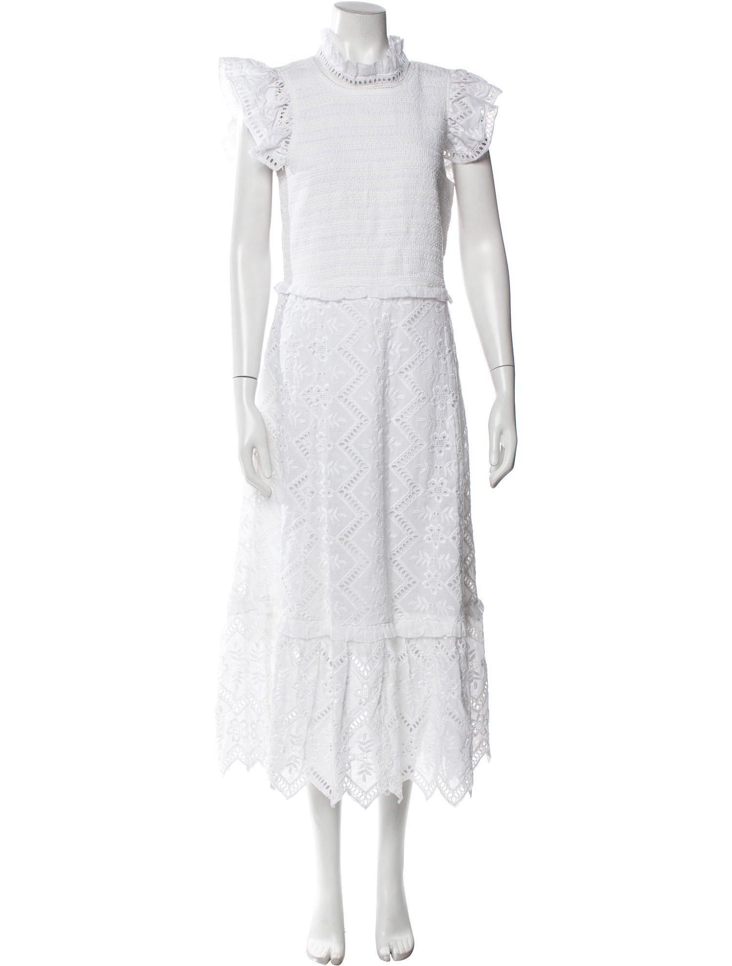 Sea New York Lace Pattern Long Dress - White Dresses, Clothing - WSSEA88472 | The RealReal Sea New York Lace Pattern Long Dress - White Dresses, Clothing - WSSEA88472 | The RealReal