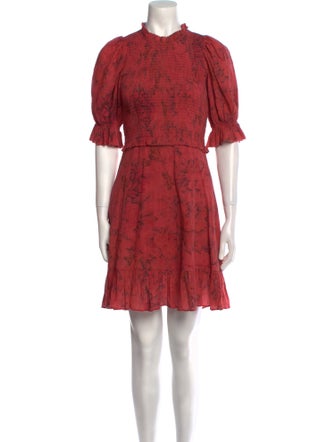 Sea New York Floral Print Mini Dress