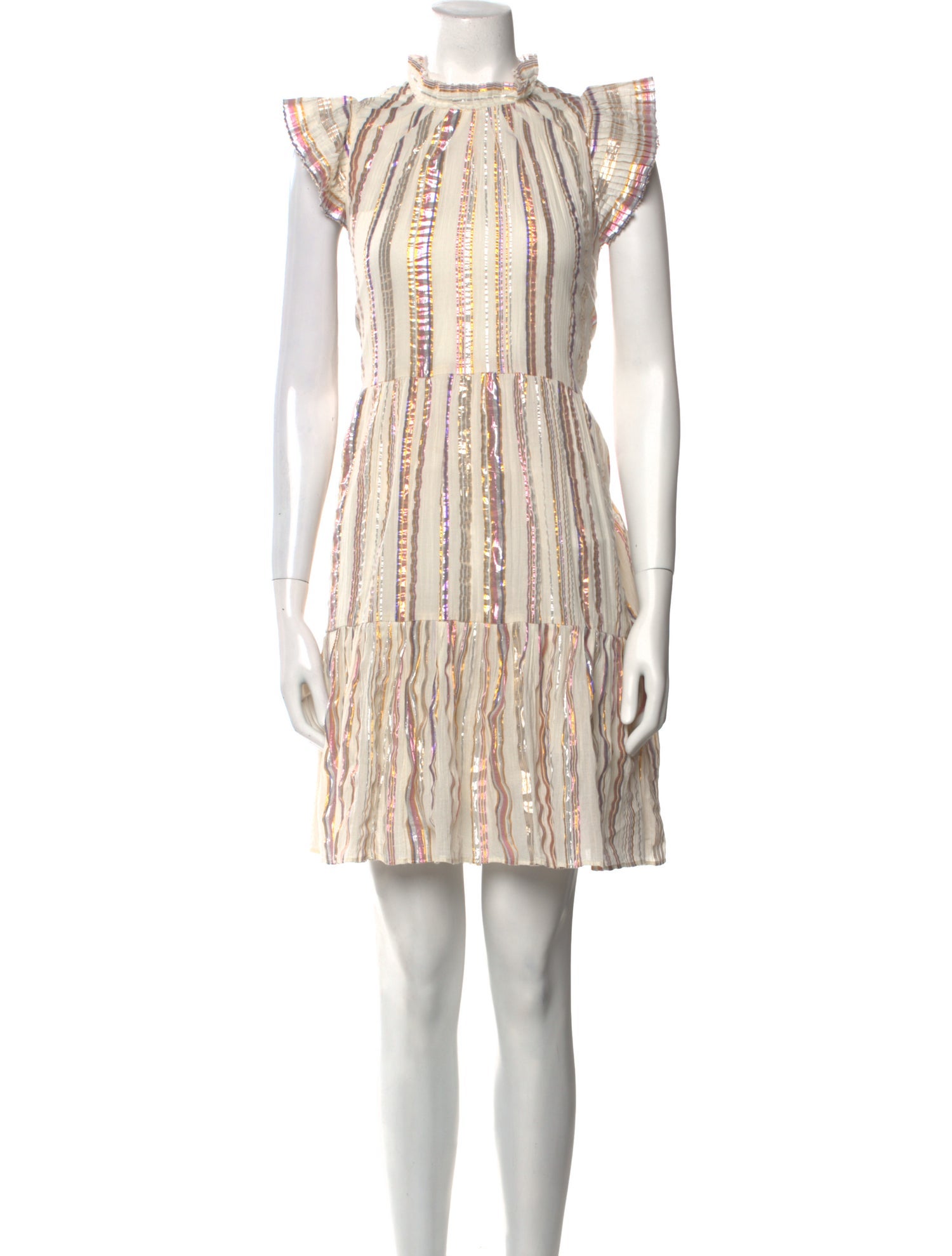 Sea New York Striped Knee-Length Dress