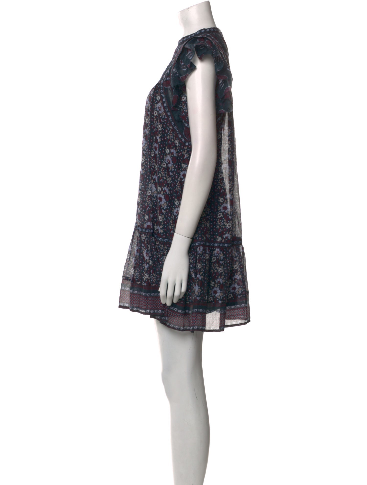 Sea New York Floral Print Mini Dress