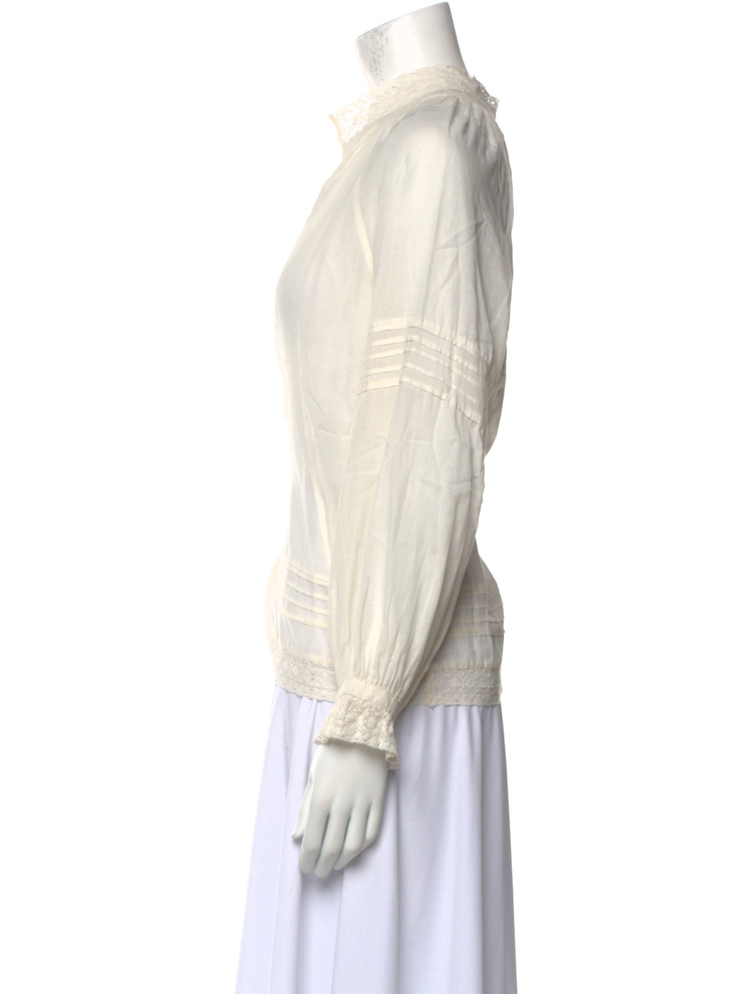 Sea New York V-Neck Long Sleeve Blouse