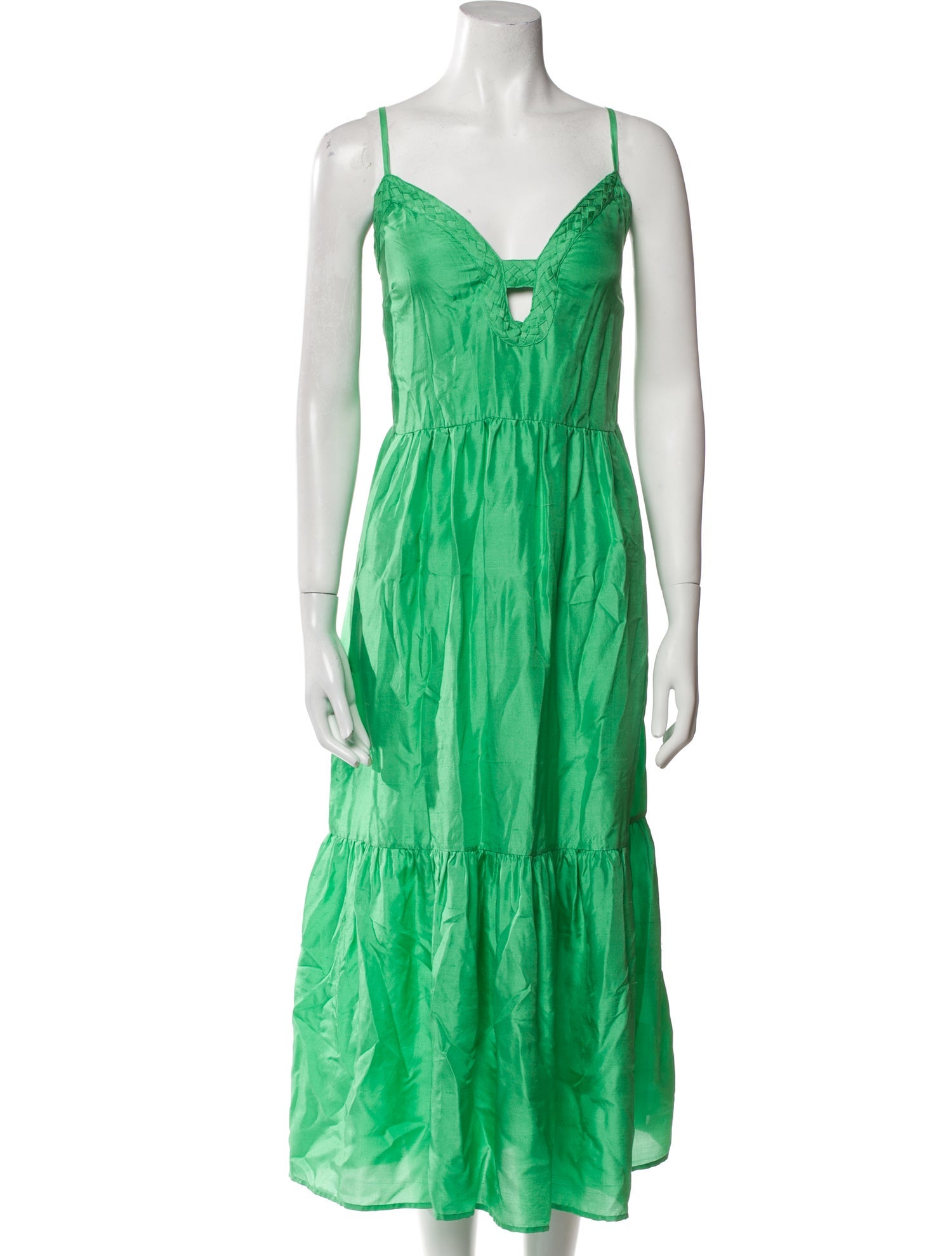 Sea New York Silk Long Dress - Green Dresses, Clothing - WSSEA88543 | The  RealReal