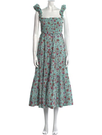 Sea New York Floral Print Long Dress