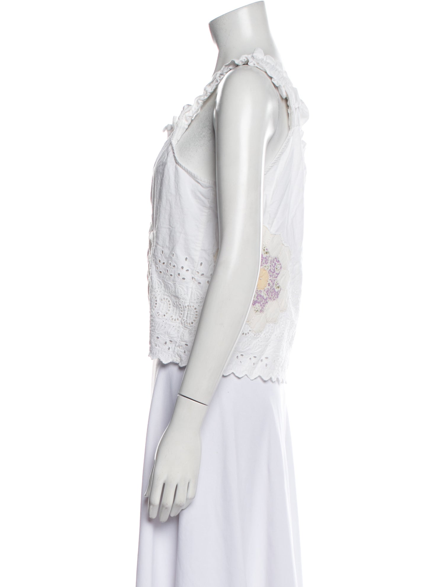 Sea New York Square Neckline Sleeveless Crop Top