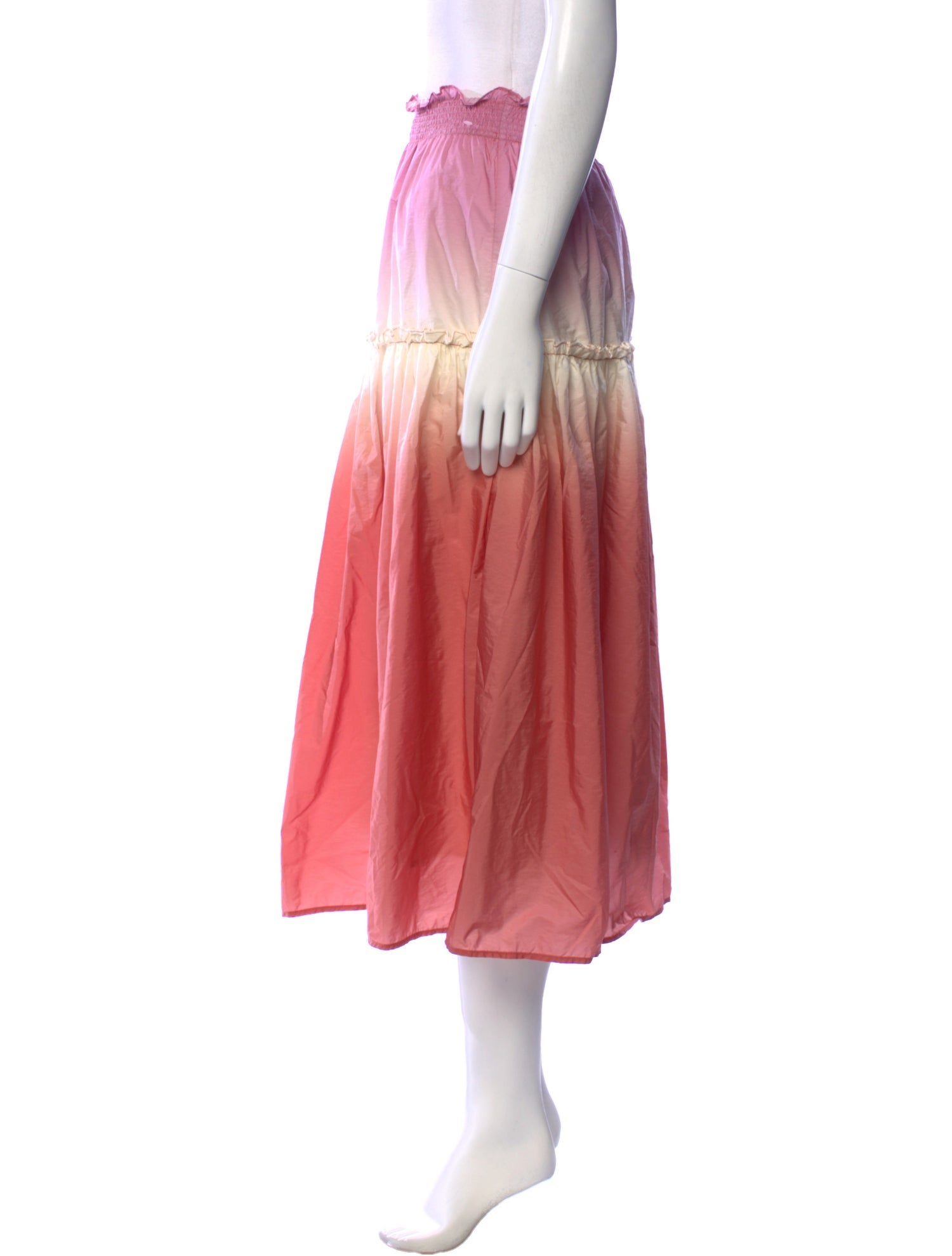 Sea New York Colorblock Pattern Midi Length Skirt