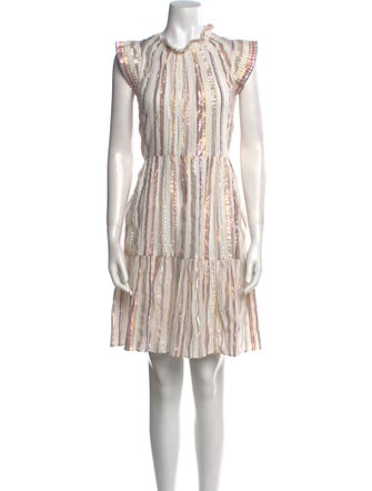 Sea New York Striped Knee-Length Dress