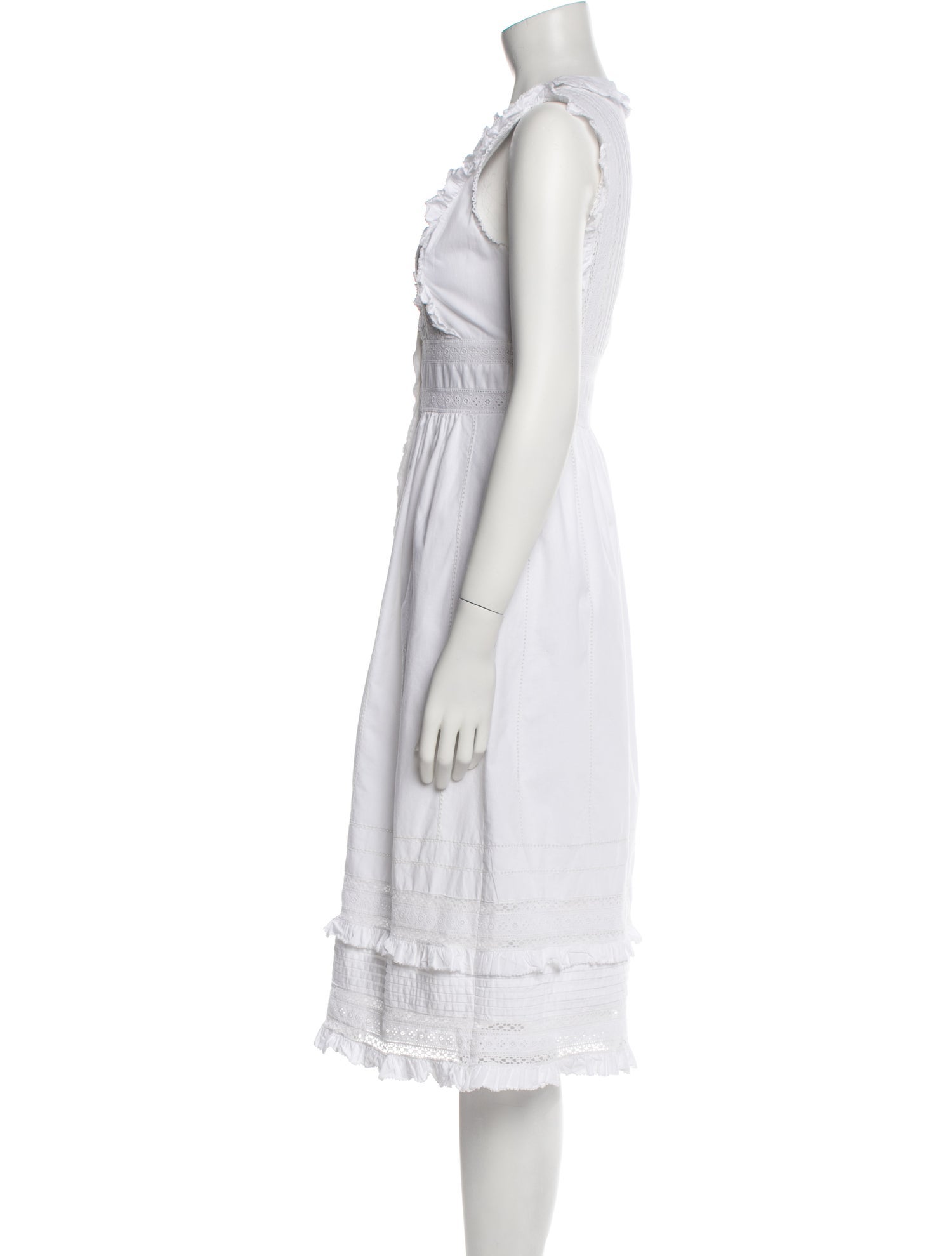 Sea New York V-Neck Midi Length Dress