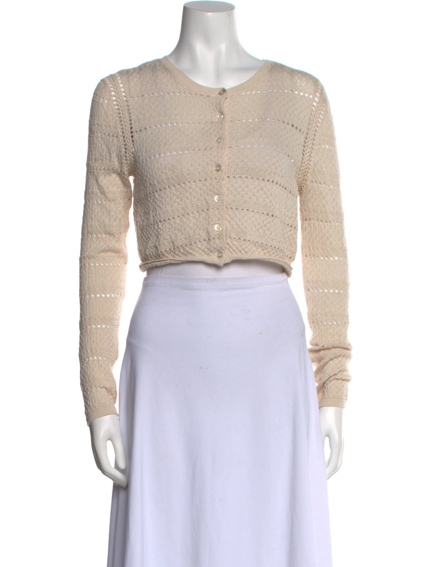 Sea New York Merino Wool Crew Neck Crop Top