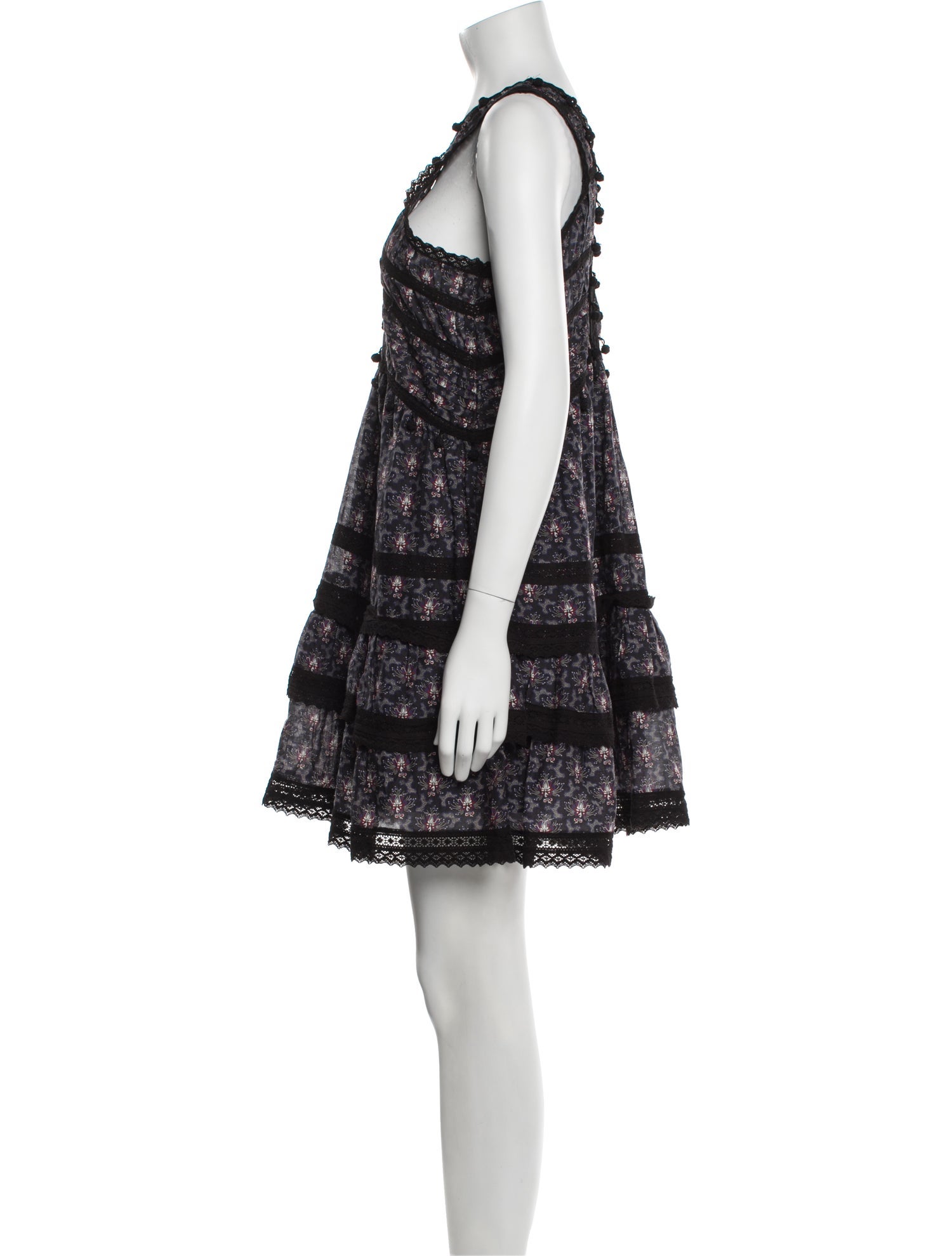 Sea New York Floral Print Mini Dress