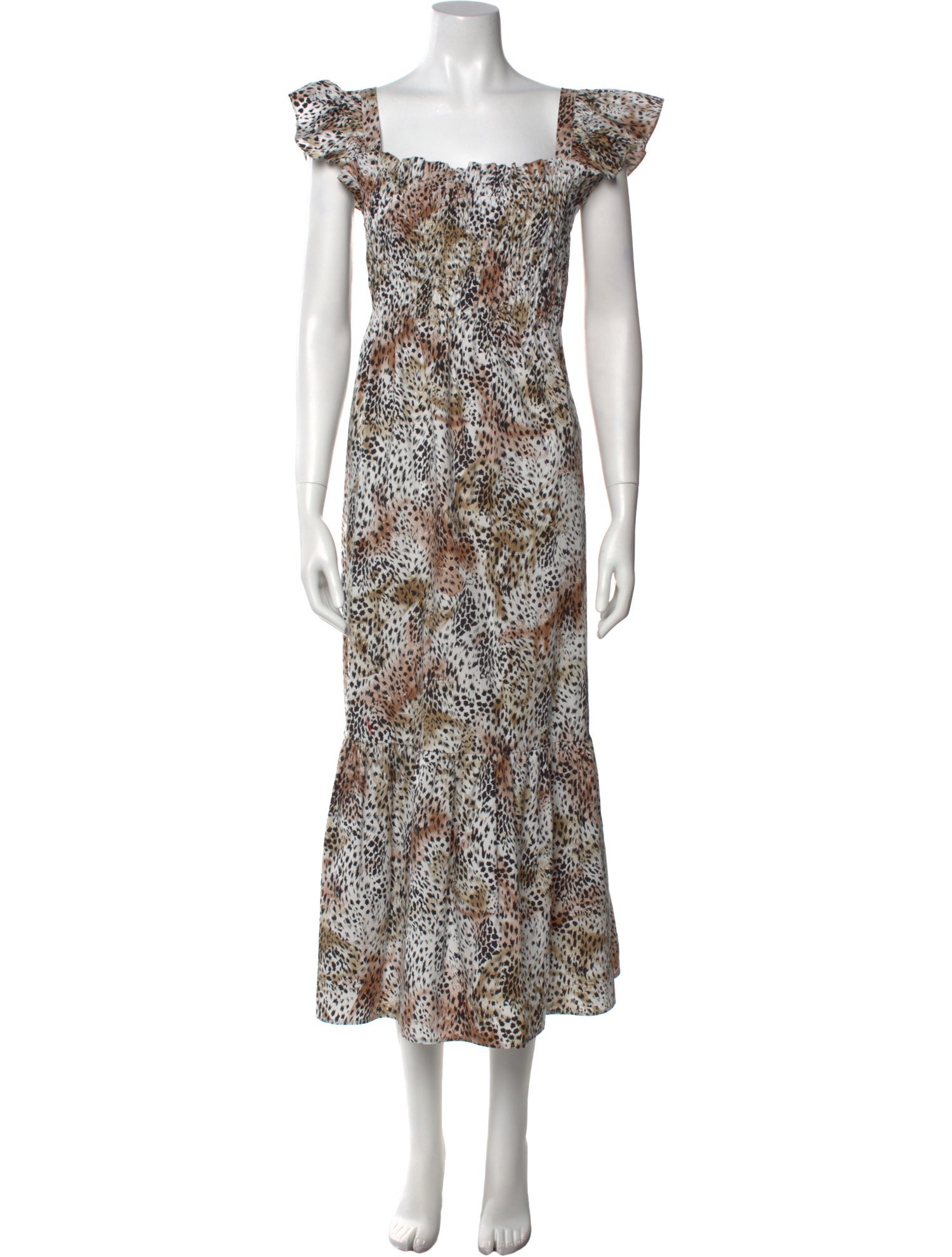 Sea New York Animal Print Long Dress