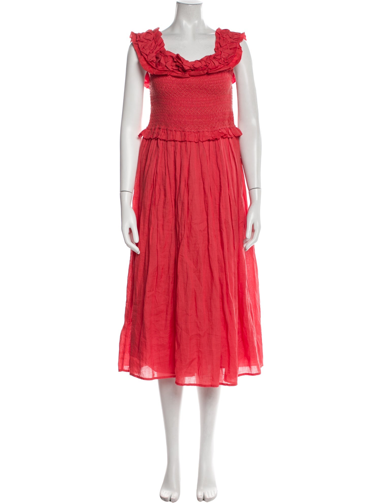 Sea New York Cowl Neck Midi Length Dress