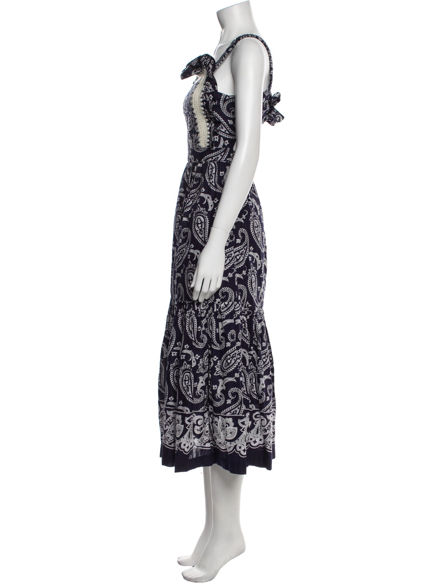 Sea New York Paisley Print Long Dress