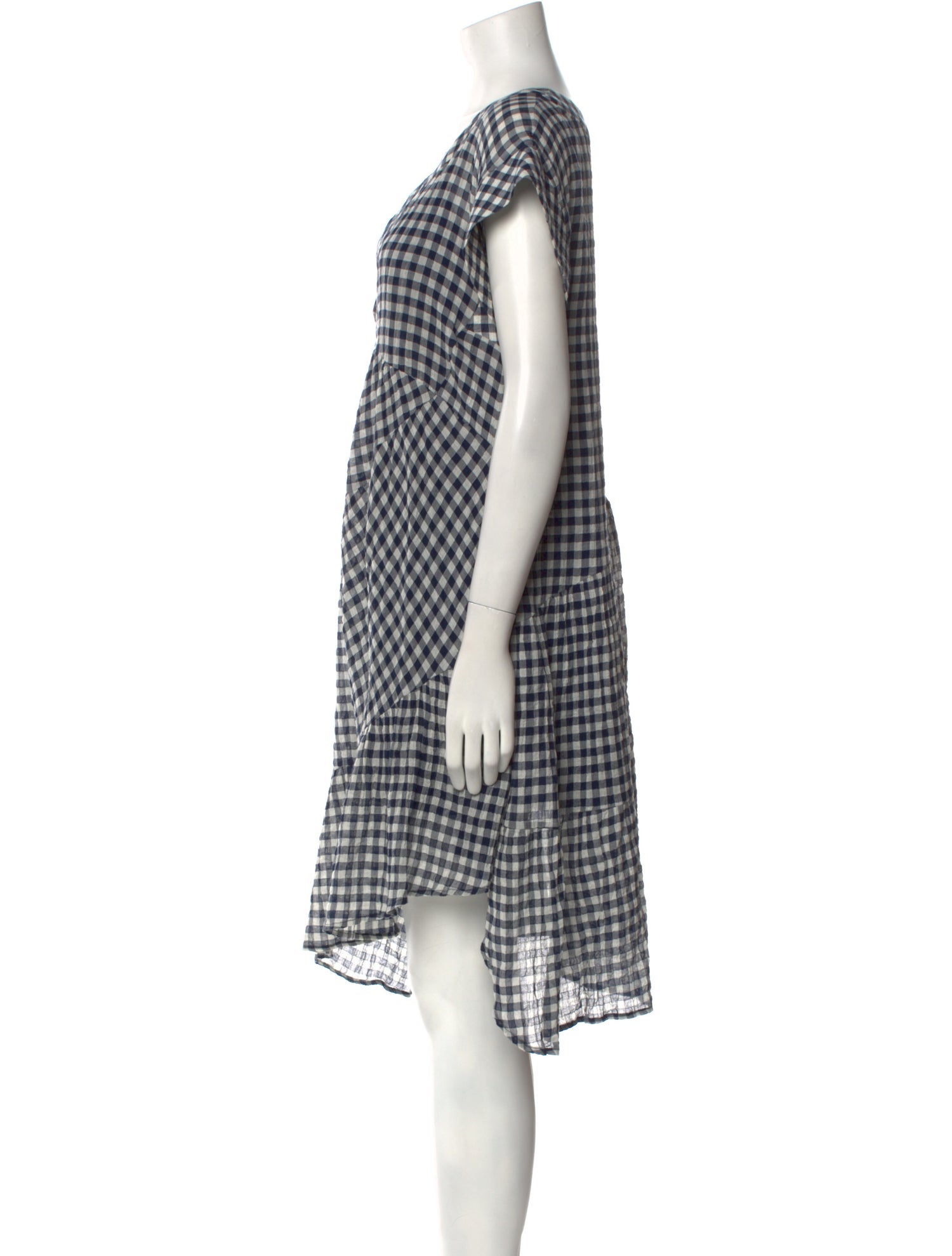 Sea New York Plaid Print Mini Dress