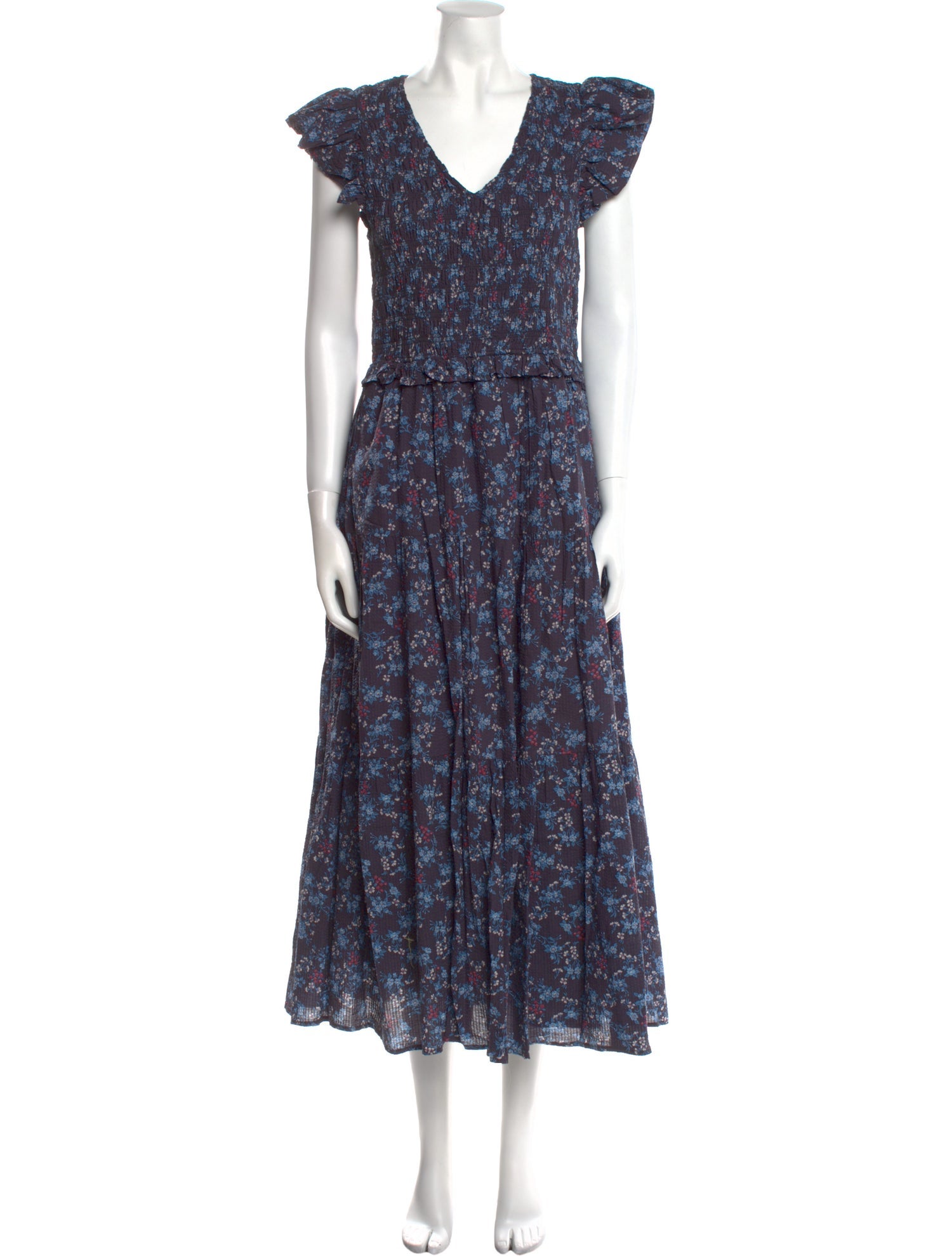 Sea New York Floral Print Long Dress