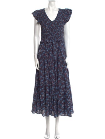 Sea New York Floral Print Long Dress