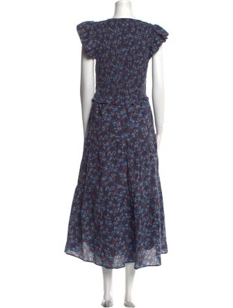 Sea New York Floral Print Long Dress
