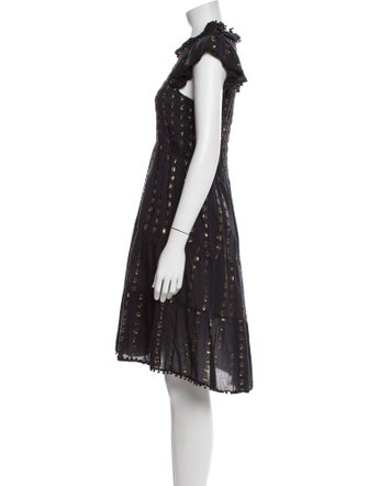 Sea New York Printed Knee-Length Dress