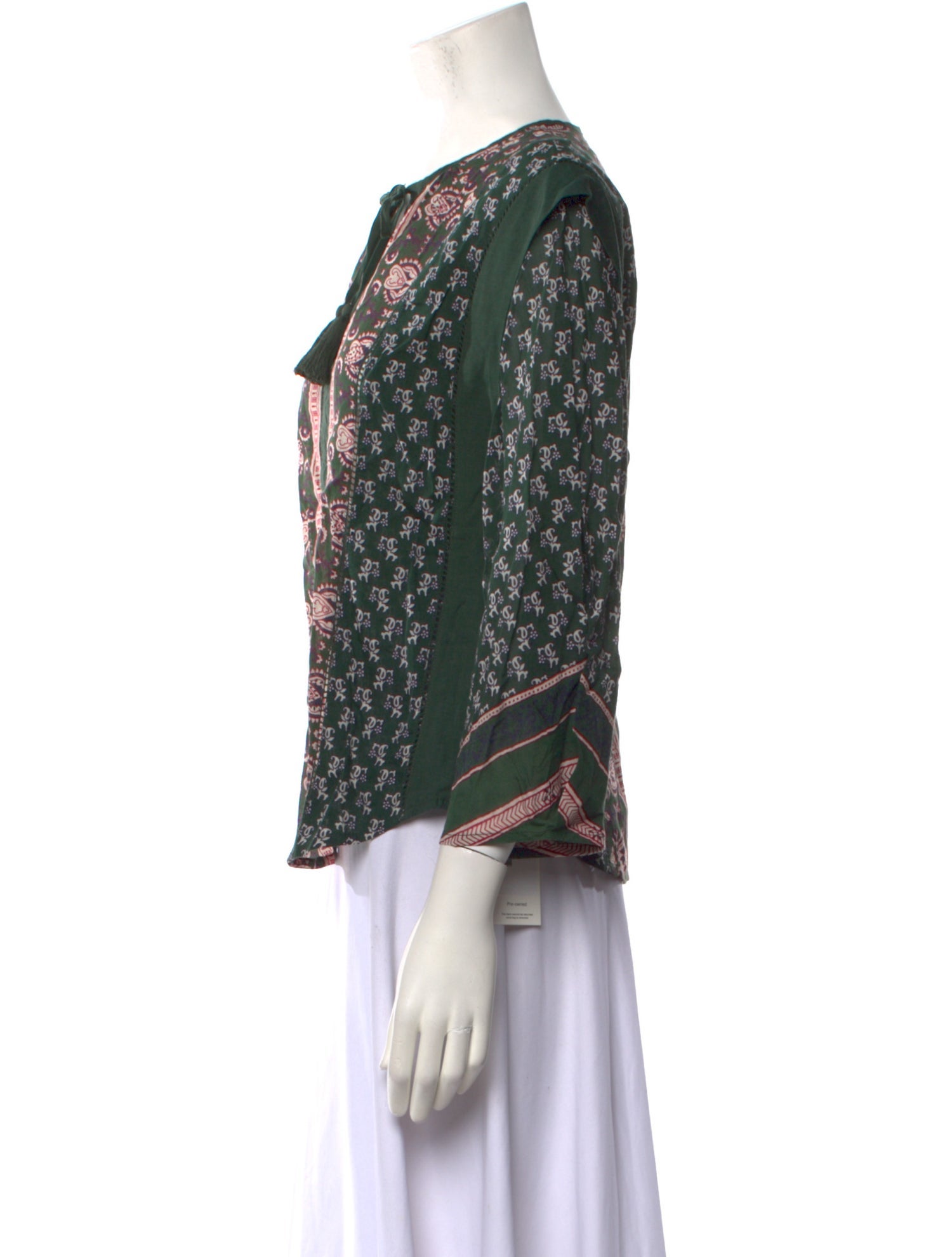 Sea New York Printed Crew Neck Blouse