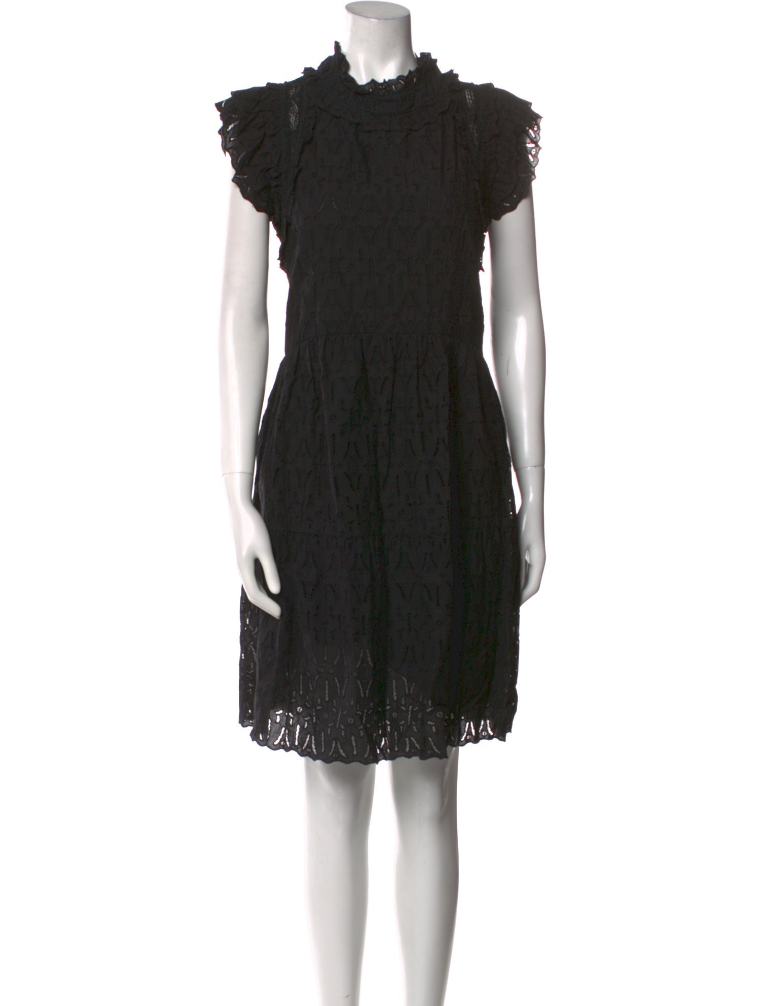 Sea New York Lace Pattern Knee-Length Dress
